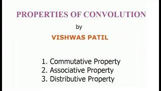 Properties of Convolution