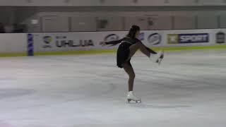 Kharkiv open Cup Ladies Novichok 10 12 Free Skating 2# Marina AFONINA  SUM