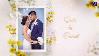 Wedding invitation after effects template 2023 | Wedding invitation template | AE free template