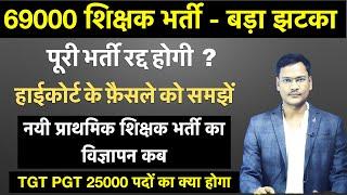 69000 शिक्षक भर्ती ब्रेकिंग न्यूज़ नयी प्राथमिक शिक्षक भर्ती विज्ञापन कब UPTGT PGT BHARTI NEWS