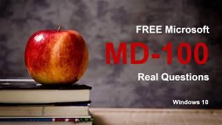 2019 Microsoft MD-100 Real Exam Questions | Testpassport