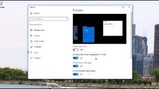 Enable/Disable Full Screen Start Menu In Windows 10