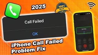 How to Fix iPhone Call Failed Problem iOS 18 ️ iPhone Call Failed Problem in Hindi  Call Failed On