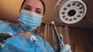 ASMR Dentist  Relaxing Teeth Cleaning & Polishing with Dental Hygienist