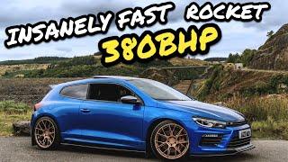 THIS CRAZY R-TECH STAGE 2+ 380BHP SCIROCCO R TERRORISING LONDON!