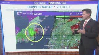 Waterspout pops up at Pasco/Hernando County line