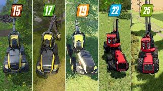 Fs15 vs Fs17 vs Fs19 vs Fs22 vs Fs25 | Forestry