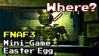 Five Nights at Freddy's 3 - All Secrets / Mini-Game / Easter Egg FNAF 3