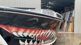 Stacer 539 Sportster - Monster Shark Boat Wrap - Mechanical Gears - Quick Video