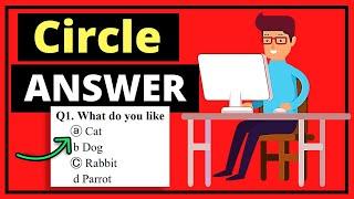 How To Circle Answers On Google Docs - Trick Revealed !