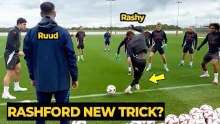 Van Nistelrooy once again yelled ‘QUICKEN IT UP’ to Rashford in today training ahead Twente