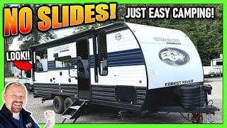 GREAT for Solo, Couples, & Guests & NO SLIDES! 2025 Grey Wolf 20RDSE Travel Trailer