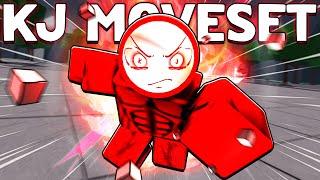 TROLLING as KJ MOVESET in ROBLOX Heroes Battlegrounds