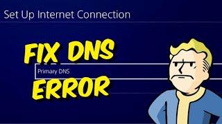 How To Fix PS4 DNS Errors In 2022 - DNS Errors PS4