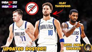 Nba 2k20 to Nba 2k24/2k25 Updated Roster with Ankle Breaker Klay Thompson in Mavs on android mobile