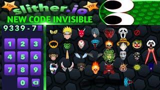 10 NEW SECRET CODES INVISIBLE - SLITHER.IO VIP 2.1 RELEASE - CODE UPDATE