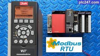 Mitsubishi QJ71C24N "Modbus RTU" Danfoss FC302 Tutorial