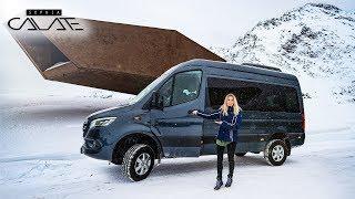 A closed mountain pass just for us! Mercedes Sprinter 4x4