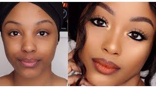 EASY FALL/AUTUMN  MAKEUP TUTORIAL | SIMPLE MAKEUP | WOC | VINTYNELLIE