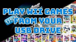 Wii Homebrew USBLoaderGX install and setup - play games from USB