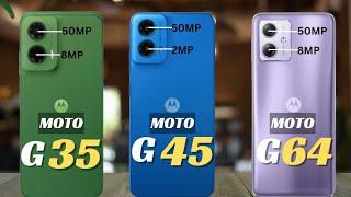 Moto G35 5g vs Moto G45 5g vs Moto G64 5g *Full Comparison | Under 15K Best 5G Smartphone 