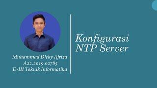 Konfigurasi NTP Server di Ubuntu dengan Menggunakan Virtual Box