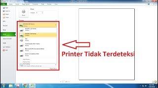 Cara Mengatasi Printer tidak Terdeteksi di Excel dan PDF