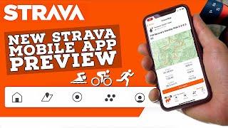 NEW STRAVA Mobile App Layout Preview // Hands-On Walkthrough