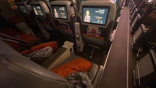 Singapore Airlines SQ22 A350-900 SIN-EWR Premium Economy Class Aug 3rd 2024