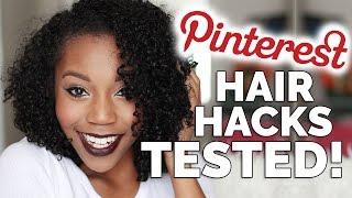 Pinterest Hair Hacks Tested on Natural Hair | Arianna Jonae