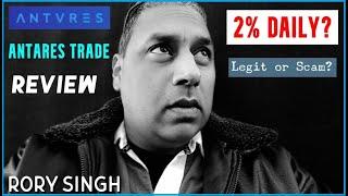 Antares Trade Review - 2% Daily ROI From BTC, Forex and Stock Trading Investment or Big Scam?