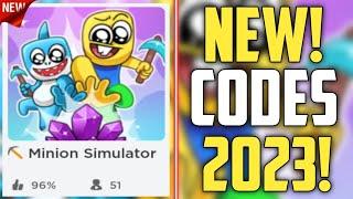 FUTURE CODES!! | *NEW* ROBLOX MINION SIMULATOR CODES 2023!