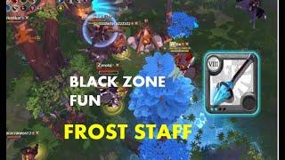 ALBION ONLINE  FROST STAFF! BLACK ZONE FUN 2 !