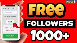 How to Get 1000 Free Tiktok Followers (Fast) || Increase Followers on TikTok 2024