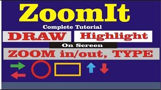 How to use zoomit software | How to highlight screen | How to draw on screen| mktechist