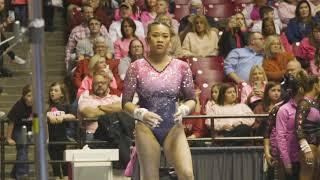 Suni Lee dominates, scores two perfect 10’s at Alabama | FULL ROUTINE (Bars, Vault, Floor, Beam)