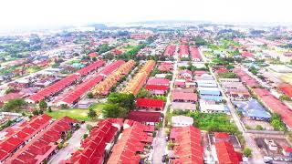 Aerial View Kampung Bukit Naga Shah Alam