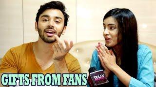 Samridh Bawa & Ankitta Sharma Receive Gifts From Fans | Fun Interview | Telly Reporter Exclusive