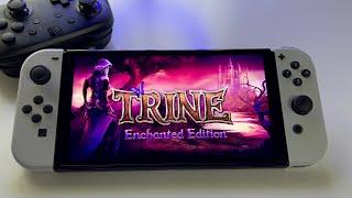 Trine Enchanted Edition - REVIEW | Switch OLED handheld gameplay