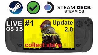Cyberpunk 2077 update 2.0 on Steam Deck