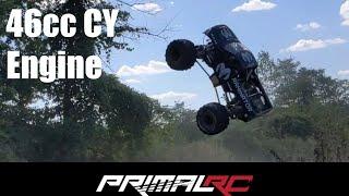 Primal RC Raminator 46cc Performance Test with 2nd Gear
