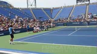 Roger Federer / Marin Cilic Set Play 2012  2 / 4