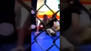 US Marine Fights a Girl in the Ring | #fight #usa #ring #stronggirl #shorts #short #viralshorts