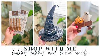 EARLY FALL & HALLOWEEN SHOP WITH ME // HOBBY LOBBY HOME GOODS & AMAZON // CHARLOTTE GROVE FARMHOUSE