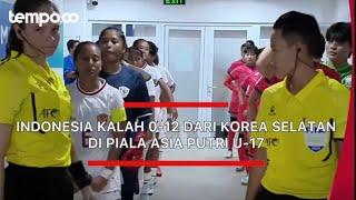 Timnas Putri Indonesia Kalah 0-12 dari Korea Selatan di Piala Asia Putri U-17