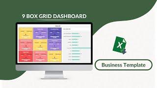 9 Box Grid Dashboard Excel Template
