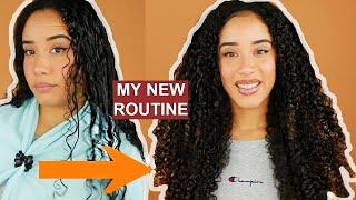 Fall Curly Hair Routine