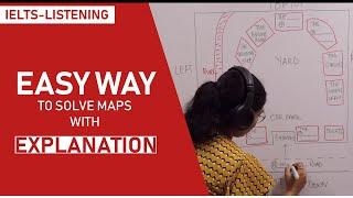 IELTS Listening Maps | Easy Way To Solve Maps | Effective Strategies Listening with Explanation