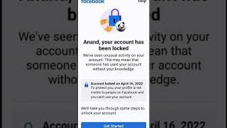 Your Account Has Been Locked Facebook 2022 | Confirm Your Identity Facebook Problem Solved 2022