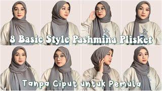 Pashmina Plisket tanpa Ciput untuk PEMULAAA 